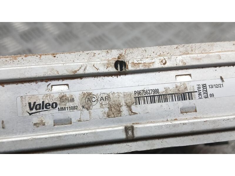 Recambio de intercooler para peugeot 3008 ii suv (mc_, mr_, mj_, m4_) 1.5 bluehdi 130 referencia OEM IAM 9675627980 VALEO MM1188