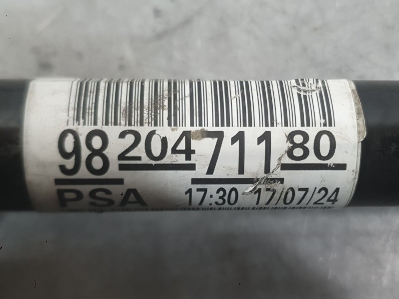 Recambio de transmision delantera derecha para citroën berlingo furgón/monospace (k9) 1.5 bluehdi 100 referencia OEM IAM 9806699