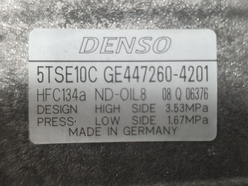 Recambio de compresor aire acondicionado para toyota yaris (_p13_) 1.3 (nsp130_) referencia OEM IAM 883100D400  