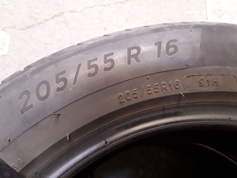 Recambio de neumatico pareja para neumaticos reutilizados - referencia OEM IAM 205551691H MICHELIN 205/55/16/91H