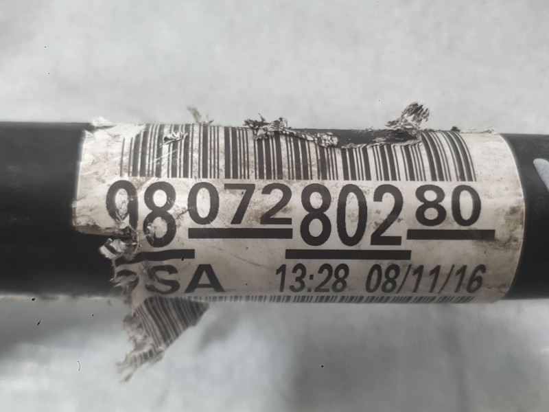 Recambio de transmision delantera izquierda para peugeot 2008 i (cu_) 1.2 thp 110 / puretech 110 referencia OEM IAM 9807280280  