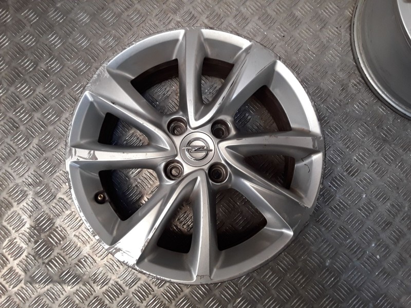 Recambio de juego llantas aluminio para opel corsa f (p2jo) 1.2 (68) referencia OEM IAM 6.5X16 4 TORN ET38 ALUMINIO ROZADAS