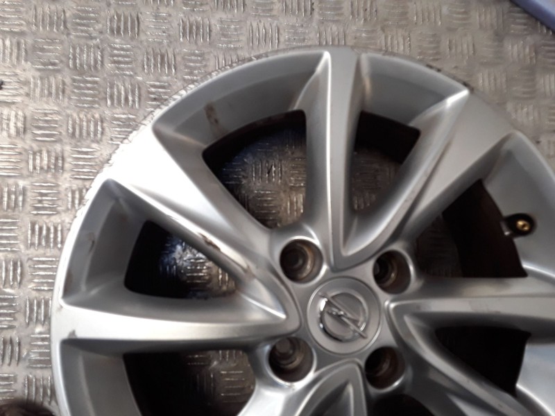 Recambio de juego llantas aluminio para opel corsa f (p2jo) 1.2 (68) referencia OEM IAM 6.5X16 4 TORN ET38 ALUMINIO ROZADAS