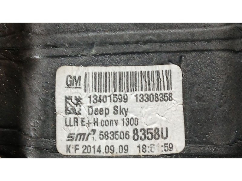 Recambio de retrovisor derecho para opel astra j (p10) 1.6 cdti (68) referencia OEM IAM 13308360 ELECTRICO 