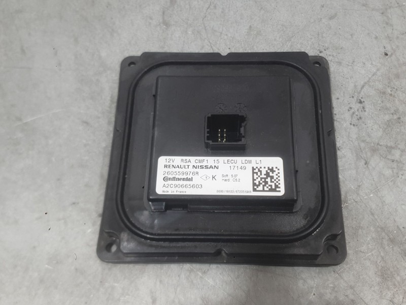 Recambio de centralita faro para renault megane iv hatchback (b9a/m/n_) 1.5 dci 110 (b9a3) referencia OEM IAM 260559976R DERECHA