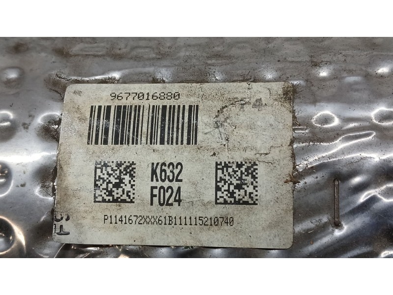 Recambio de filtro de particulas para peugeot 5008 (0u_, 0e_) 1.6 hdi referencia OEM IAM 9677016880  K632