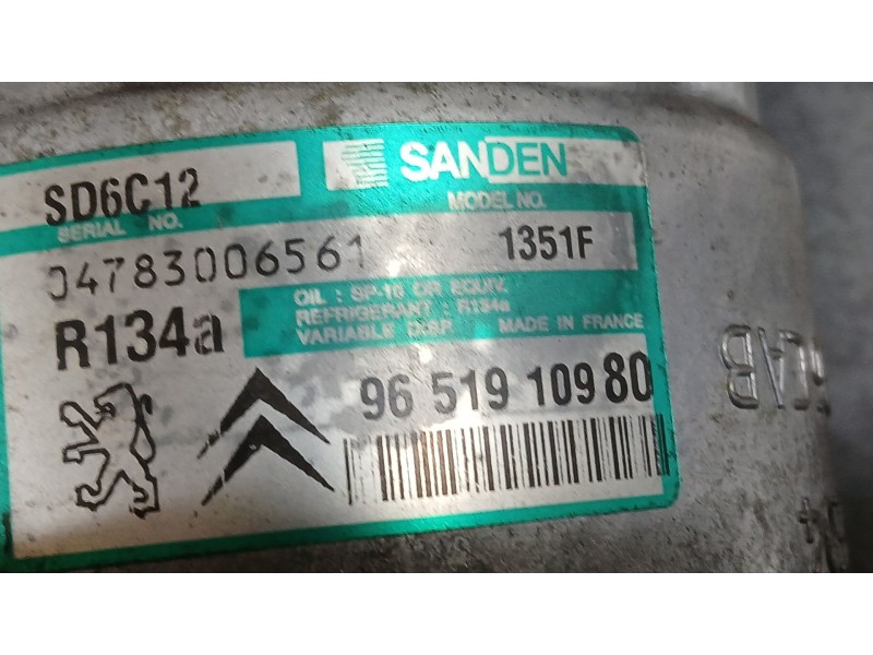 Recambio de compresor aire acondicionado para citroën c4 i (lc_) 1.6 hdi referencia OEM IAM 9822826880 1671553680 