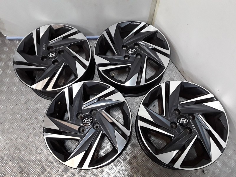 Recambio de juego llantas aluminio para hyundai i20 iii (bc3, bi3) 1.0 t-gdi referencia OEM IAM 6X16 4 TORN ET50 ALUMINIO 