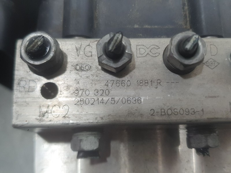 Recambio de abs para renault kangoo iii furgón/monospace 1.5 blue dci 95 (fjab) referencia OEM IAM 476603940R  