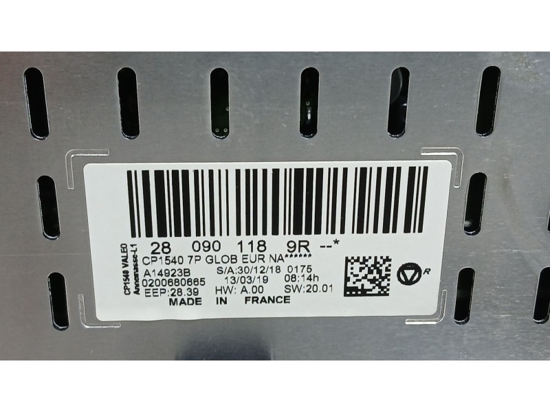 Recambio de sistema navegacion gps para renault megane iv hatchback (b9a/m/n_) 1.3 tce 115 (b9n9) referencia OEM IAM   