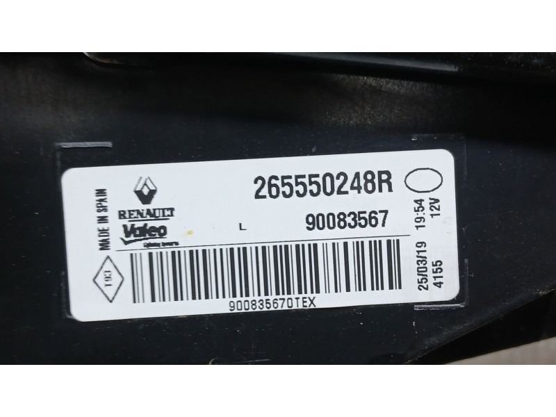 Recambio de piloto trasero izquierdo interior para renault megane iv hatchback (b9a/m/n_) 1.3 tce 115 (b9n9) referencia OEM IAM 