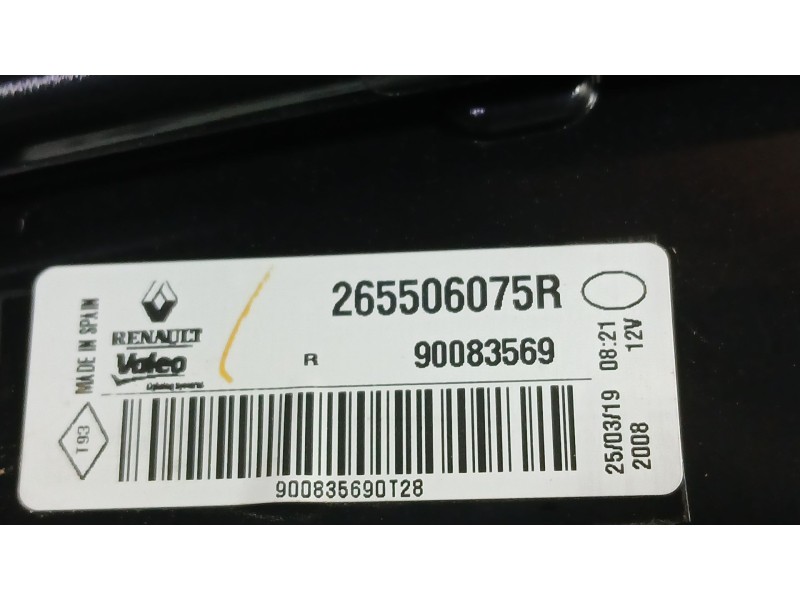 Recambio de piloto trasero derecho interior para renault megane iv hatchback (b9a/m/n_) 1.3 tce 115 (b9n9) referencia OEM IAM 26