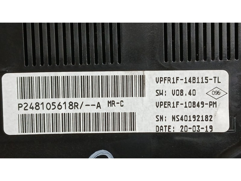 Recambio de cuadro instrumentos para renault megane iv hatchback (b9a/m/n_) 1.3 tce 115 (b9n9) referencia OEM IAM 248105618R  