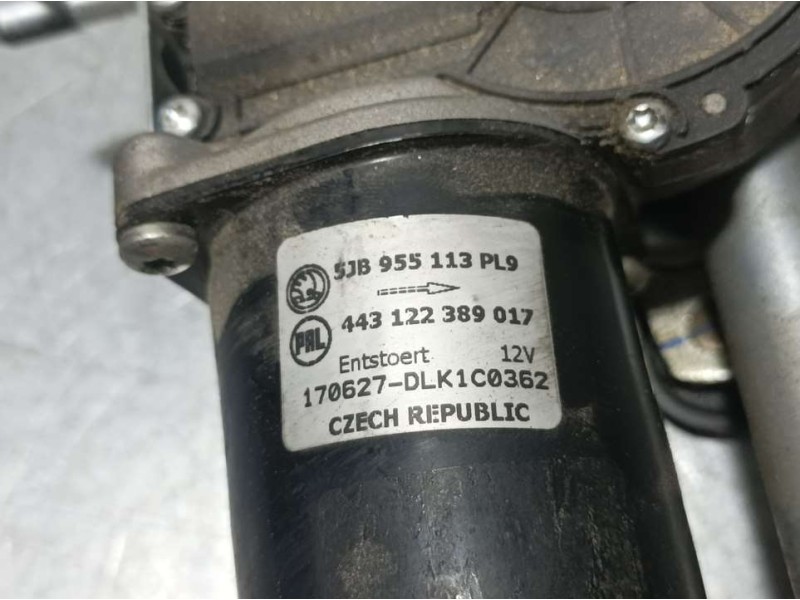 Recambio de motor limpia delantero para skoda rapid active referencia OEM IAM 5JB955113PL9 443122398017 