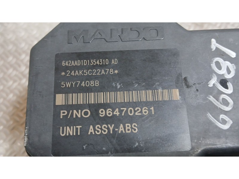 Recambio de abs para chevrolet aveo / kalos hatchback (t200) 1.4 referencia OEM IAM 96534909  