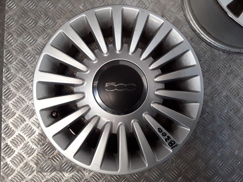 Recambio de juego llantas aluminio para fiat 500 (312_) 1.2 (312axa1a) referencia OEM IAM 6X15 4 TORN ET35 ALUMINIO ROZADAS
