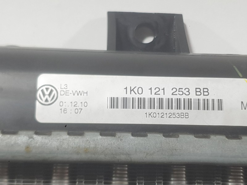 Recambio de radiador agua para volkswagen golf vi (5k1) 1.4 tsi referencia OEM IAM 1K0121253AA  