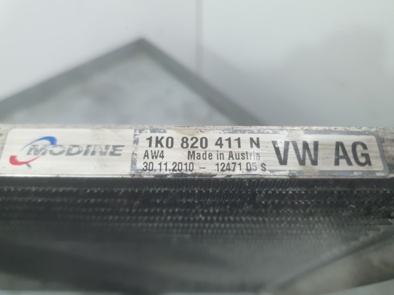 Recambio de condensador / radiador aire acondicionado para volkswagen golf vi (5k1) 1.4 tsi referencia OEM IAM 1K0820411AH  