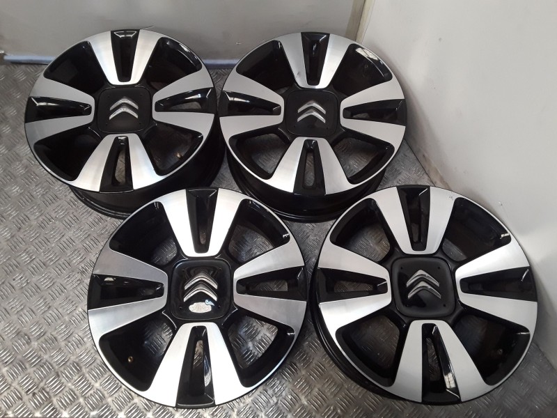 Recambio de juego llantas aluminio para citroën c3 iii (sx) 1.2 vti 82 referencia OEM IAM 6.5X16 4 TORN ET20 ALUMINIO ROZADAS