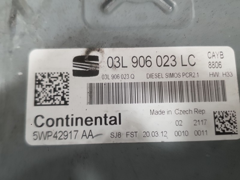 Recambio de centralita motor uce para seat ibiza iv (6j5, 6p1) 1.6 tdi referencia OEM IAM 03L906023LC  
