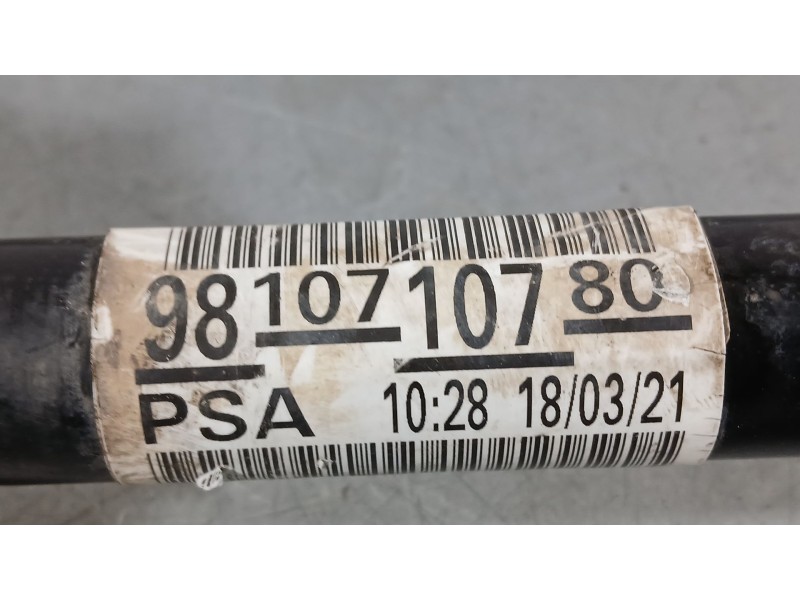 Recambio de transmision delantera derecha para peugeot rifter 1.5 bluehdi 100 referencia OEM IAM 9815636080 1667425780 