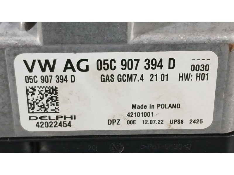 Recambio de centralita motor uce para skoda kamiq (nw4) 1.0 tsi referencia OEM IAM 05C906032K  