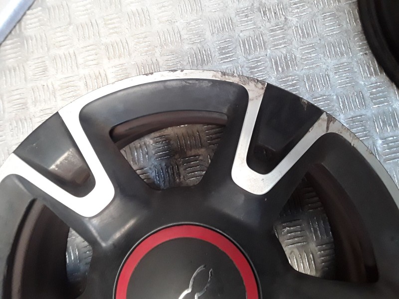 Recambio de juego llantas aluminio para fiat 500 (312_) 0.9 (312axm1b) referencia OEM IAM 6.5X16 4TORN ET35 ROZADAS ALUMINIO