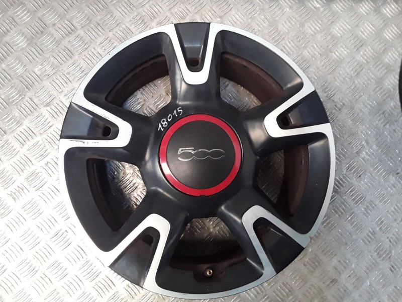 Recambio de juego llantas aluminio para fiat 500 (312_) 0.9 (312axm1b) referencia OEM IAM 6.5X16 4TORN ET35 ROZADAS ALUMINIO