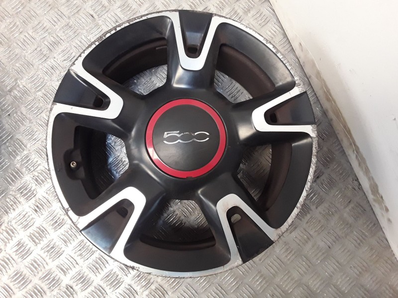 Recambio de juego llantas aluminio para fiat 500 (312_) 0.9 (312axm1b) referencia OEM IAM 6.5X16 4TORN ET35 ROZADAS ALUMINIO