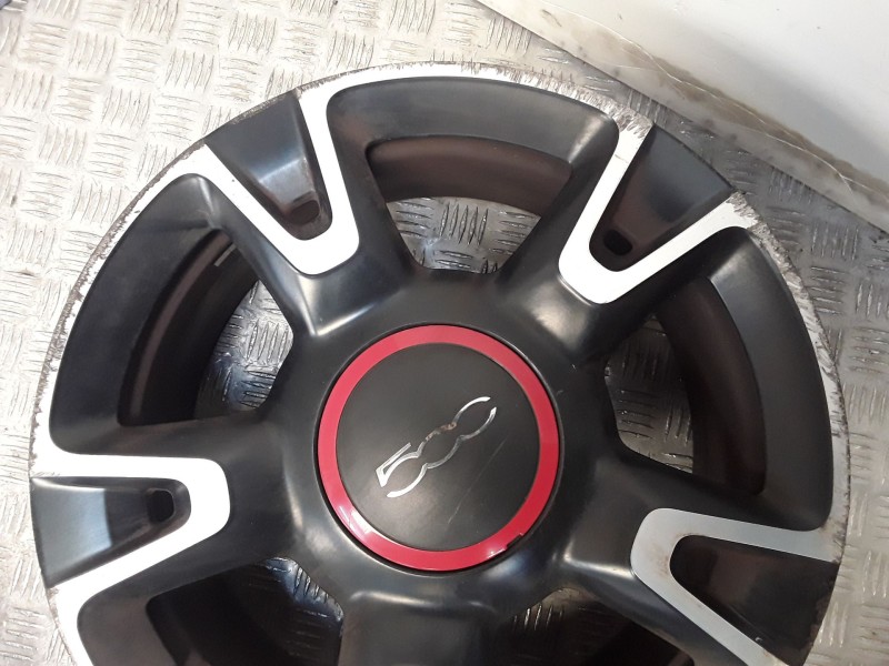 Recambio de juego llantas aluminio para fiat 500 (312_) 0.9 (312axm1b) referencia OEM IAM 6.5X16 4TORN ET35 ROZADAS ALUMINIO