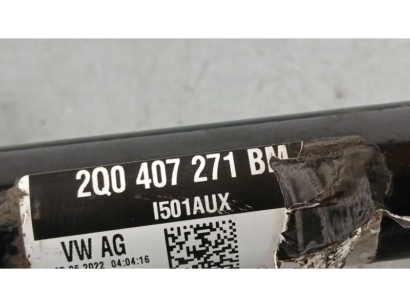 Recambio de transmision delantera izquierda para skoda kamiq (nw4) 1.0 tsi referencia OEM IAM 2Q0407271BM  