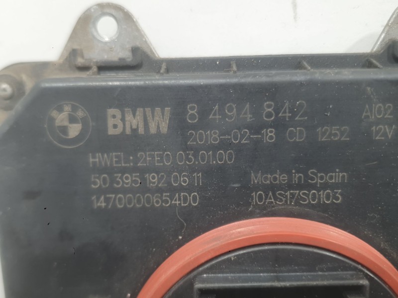 Recambio de centralita faro para bmw 1 (f20) 118 i referencia OEM IAM 8494842 IZQUIERDA 