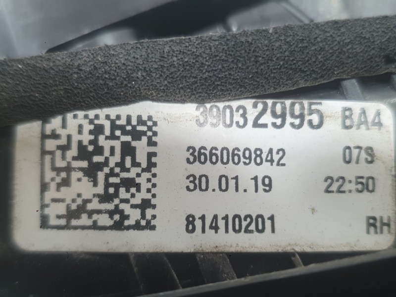 Recambio de piloto trasero derecho interior para opel astra k (b16) 1.6 cdti (68) referencia OEM IAM 39032995  