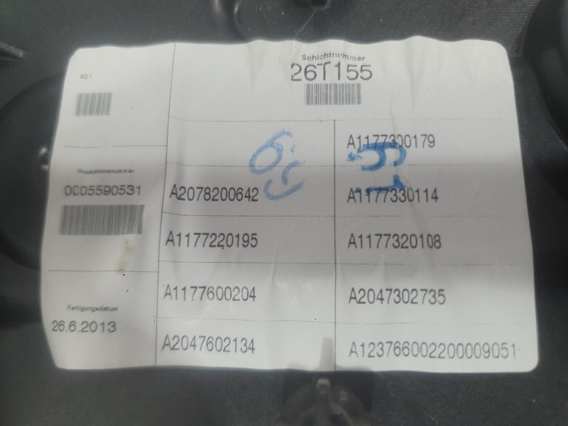 Recambio de elevalunas trasero izquierdo para mercedes-benz cla (w117) cla 200 referencia OEM IAM A1177300179  