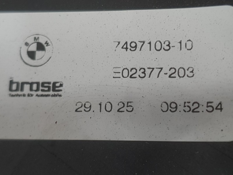 Recambio de elevalunas delantero izquierdo para bmw 3 (g20, g80, g28) 320 d mild-hybrid referencia OEM IAM 749710310 E02377203 