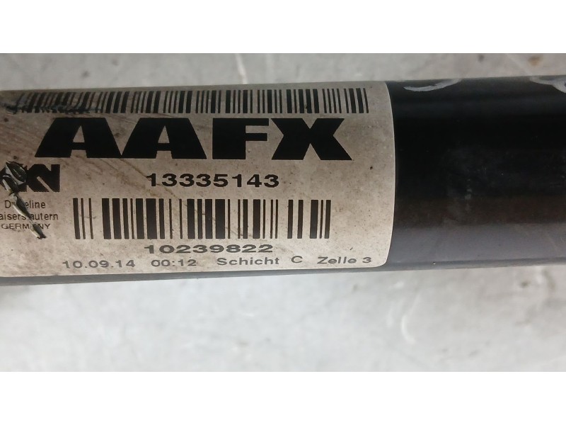 Recambio de transmision delantera derecha para opel astra j (p10) 1.6 cdti (68) referencia OEM IAM 13335143  10239822