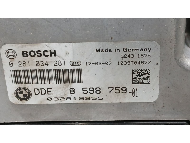 Recambio de centralita motor uce para bmw x1 (f48) sdrive 18 d referencia OEM IAM   