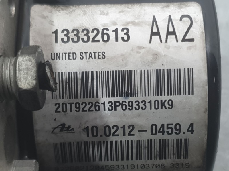 Recambio de abs para opel astra j (p10) 1.7 cdti (68) referencia OEM IAM 13319713  