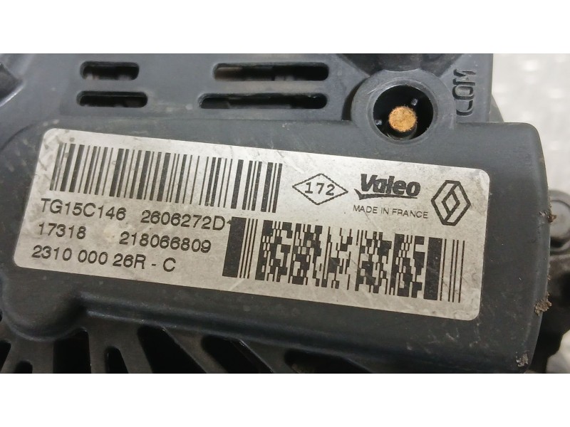 Recambio de alternador para renault kangoo express (fw0/1_) 1.5 dci 75 (fw07, fw10, fw04) referencia OEM IAM 231002878R 23100455