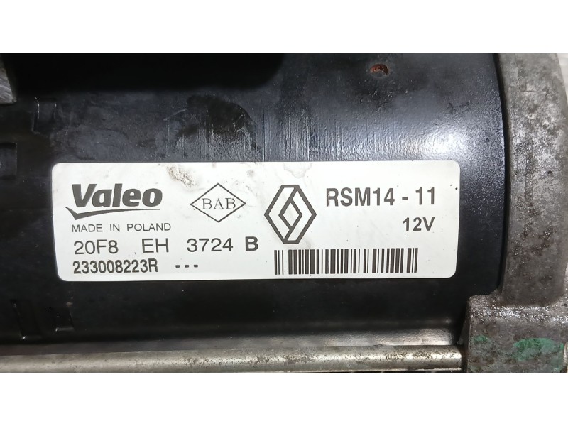 Recambio de motor arranque para renault kangoo express (fw0/1_) 1.5 dci 75 (fw07, fw10, fw04) referencia OEM IAM 233001073R 2330