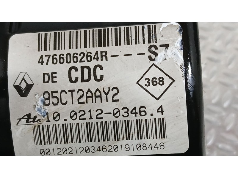 Recambio de abs para renault megane iii hatchback (bz0/1_, b3_) 1.5 dci referencia OEM IAM 476602736R  