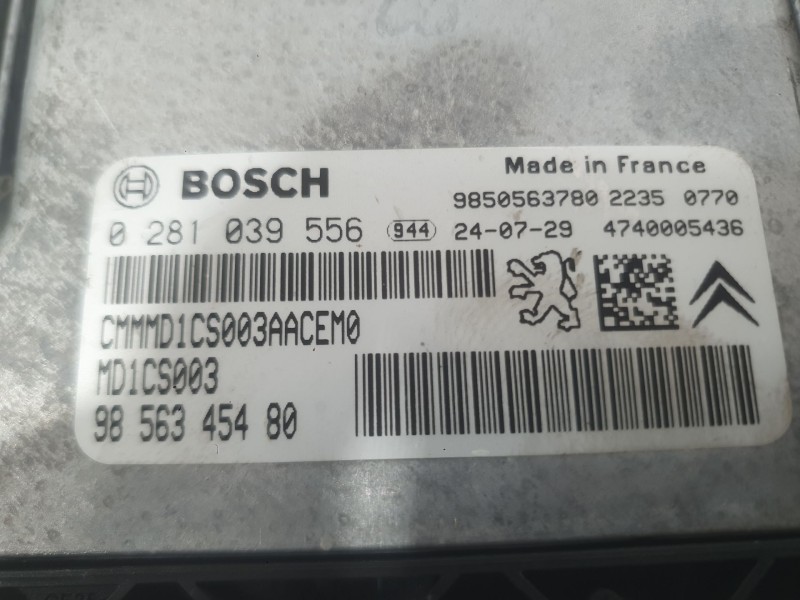 Recambio de centralita motor uce para fiat doblo furgón/monospace (510_, 511_) bluehdi 100 referencia OEM IAM   