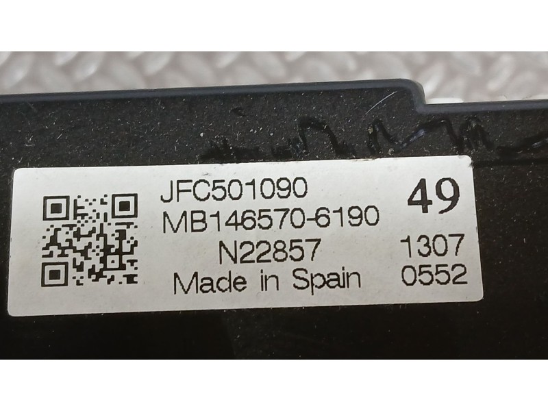 Recambio de mando climatizador para land rover range rover sport v8 td first edition referencia OEM IAM JFC501090  