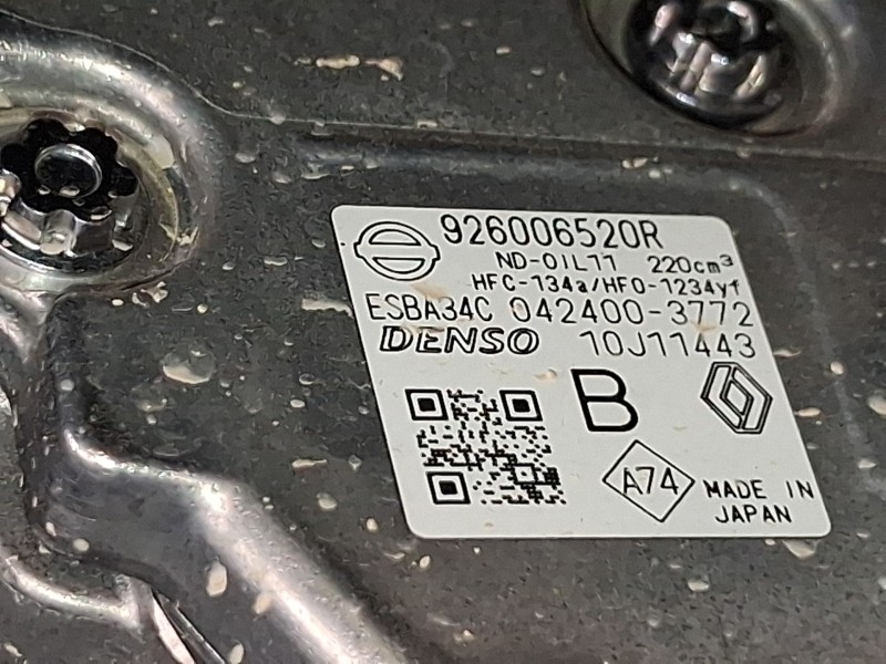 Recambio de compresor aire acondicionado para nissan micra vi micra vi (k15) electric referencia OEM IAM 2763000Q5H  