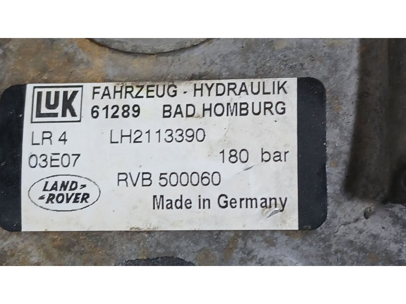 Recambio de bomba suspension para land rover range rover sport v8 td first edition referencia OEM IAM   