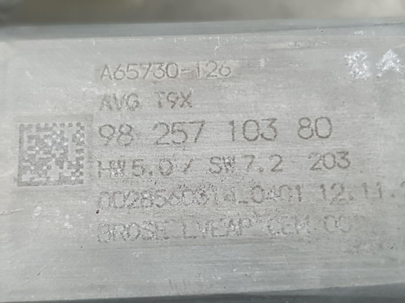 Recambio de elevalunas delantero izquierdo para peugeot 308 ii (lb_, lp_, lw_, lh_, l3_) 1.5 bluehdi 130 referencia OEM IAM 9825