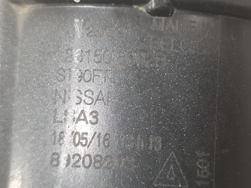 Recambio de faro antiniebla derecho para nissan qashqai ii (j11, j11_) 1.2 dig-t referencia OEM IAM 261508995A  