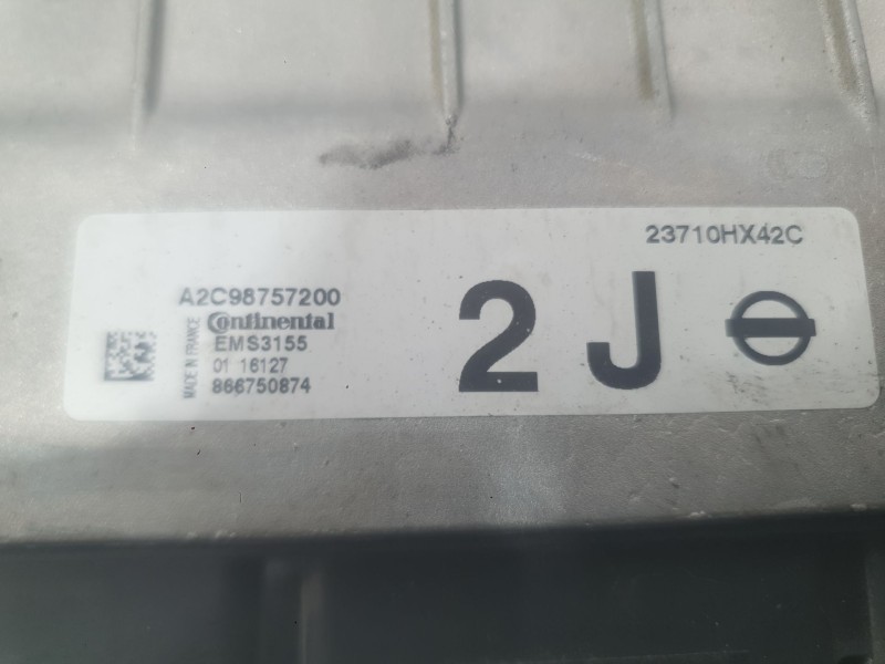 Recambio de centralita motor uce para nissan qashqai ii (j11, j11_) 1.2 dig-t referencia OEM IAM 237104ED9B  