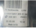 Recambio de piloto trasero izquierdo para smart fortwo coupé (451) 1.0 (451.331, 451.380) referencia OEM IAM A4518200164CJ4A  