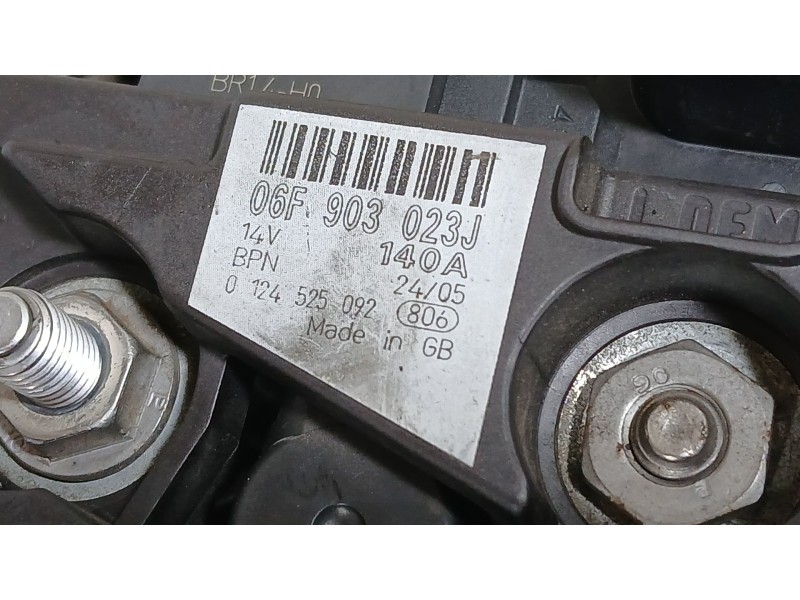 Recambio de alternador para audi a4 b7 avant (8ed) 2.0 tdi 16v referencia OEM IAM 06B903016PX 06F903023F 